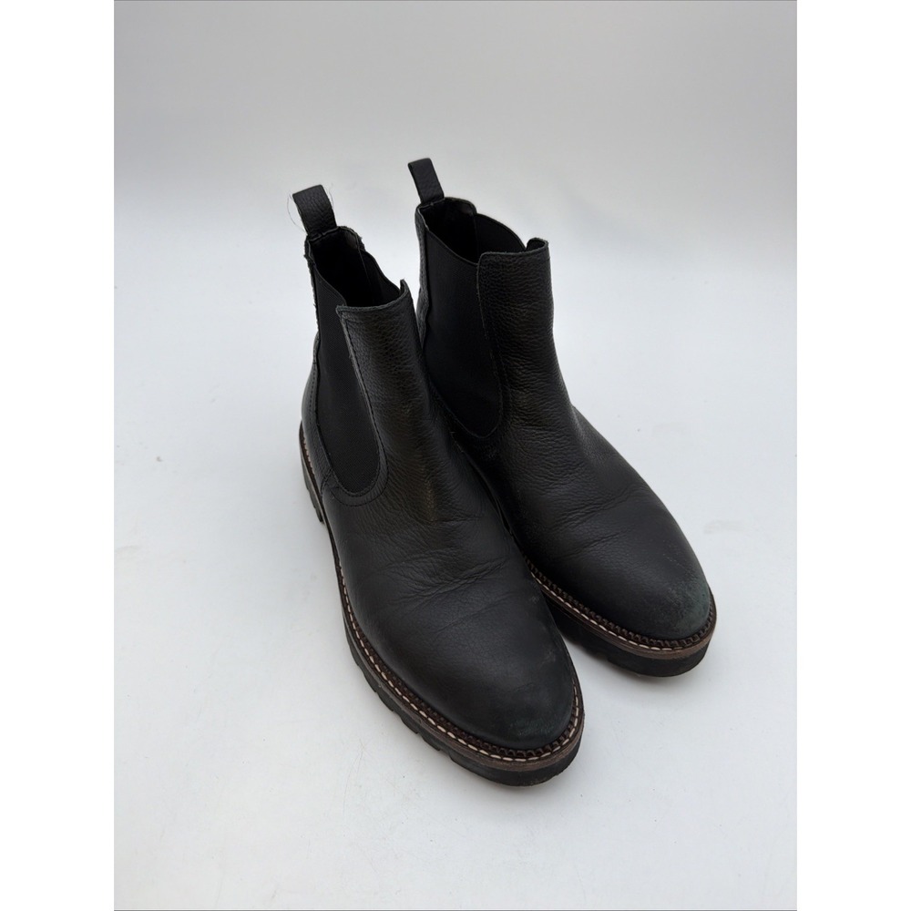 CASLON Miller Water Resistant Chelsea Boot Black Size 9.5